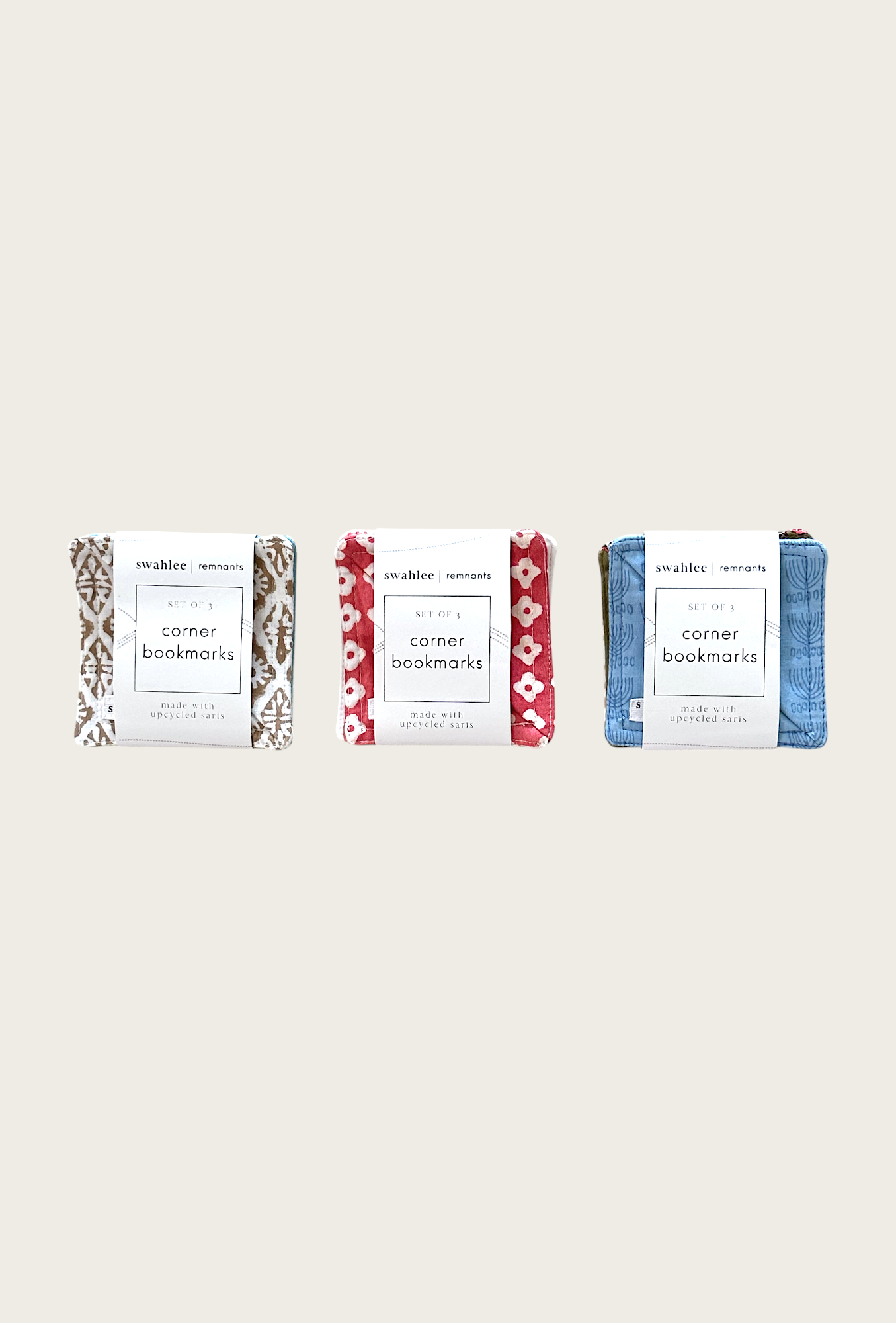 Corner Bookmarks (Set of 3) - Sunday Supper 